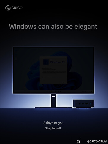 A Mac mini-szerű mini PC (Kép forrása: Orico - gépi fordítás)