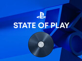A PlayStation State of Play szalagcímkéje, amelyen a PS5 lemez látható