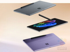 A Surface Pro 12&quot; Ocean, Platinum és Violet színekben lesz kapható, a hozzá illő billentyűzet kiegészítőkkel. (Kép forrása: via Roland Quandt &amp;amp; WinFuture)