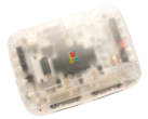 SuperStation One Transparent Collection FPGA-konzol áttetsző Frost burkolattal.