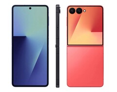 A Samsung Galaxy Z Flip7 kék, piros és fekete színben kerül forgalomba. (Kép forrása: Evan Blass)