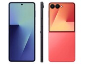 A Samsung Galaxy Z Flip7 kék, piros és fekete színben kerül forgalomba. (Kép forrása: Evan Blass)