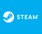 A Steam logó kék háttérrel (kép forrása: Valve)