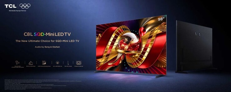 A TCL C8L SQD-Mini LED televízió