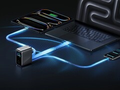 Megérkezett az Egyesült Államokba az Anker Prime Charger (160W, 3 port, Smart Display) (képünkön). (Kép forrása: Anker)