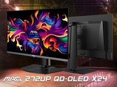 A MAG 272UP X24 az MPG 272URX olcsóbb alternatívája. (Kép forrása: MSI)