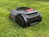 A robotfűnyíró hátsó része
