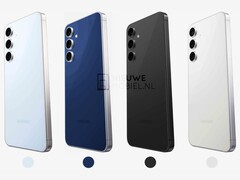 A Galaxy S25 FE állítólagos négy színe. (Kép forrása: Nieuwe Mobiel)