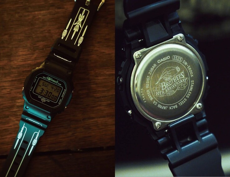 A Casio G-Shock x Mr. Brothers Cut Club DW-5600X óra. (Kép forrása: Mr. Brothers Cut Club)