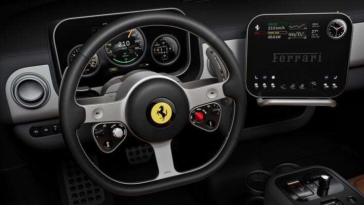 A Ferrari Luce elektromos belső tere Jony Ive tervei alapján.