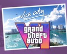 GTA 6 Vice City banner a logóval látható (Kép forrása: Rockstar Games szerkesztéssel)