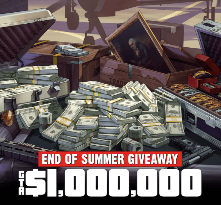 A Rockstar Games 1 millió dolláros jutalmat ad a GTA Online játékosainak, ha augusztus 6. és 12. között bejelentkeznek és játszanak.