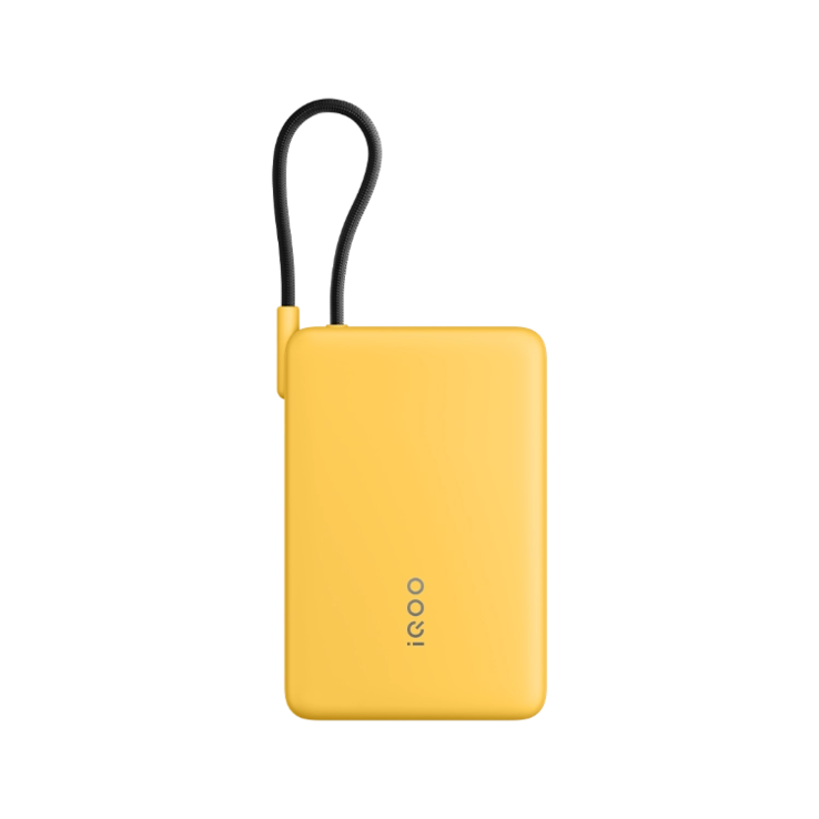 Az iQOO 33W Power Bank beépített kábellel 10000mAh. (Kép forrása: vivo)