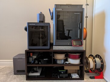 LP5 beállítás az Elegoo Centauri Carbon 3D nyomtató mellett.