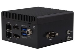 Az új UP Squared 7100 Edge mini PC sokoldalú portválasztékkal rendelkezik (Kép forrása: Aaeon)