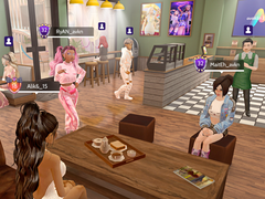 Egy ingame screenshot az Avakin Life-ból.