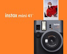 A Fujifilm bemutatta az automatikus expozícióval és közeli parallaxiskorrekcióval ellátott Instax mini 41 instant fényképezőgépet. (Kép forrása: Fujifilm)