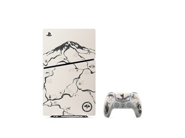 A Black Ghost of Yotei Limited Edition PS5 csomag és kontroller kizárólag a PS Directnél lesz kapható. (Kép forrása: PlayStation)