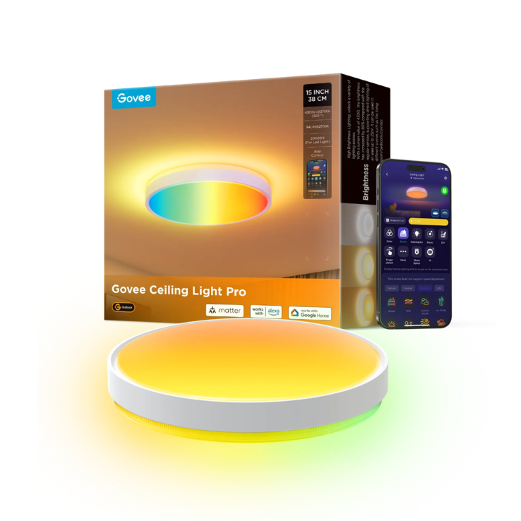 A Govee Smart Ceiling Light Pro. (Kép forrása: Govee)