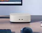 Az UFS-változat jelenleg 499,99 dollárba kerül. A képen: a mini PC elejét bemutató promóciós kép.