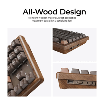 Az All-Wood kiadás 199,99 dollárba kerül, 60 dollárral többe, mint a fa díszítésű K8 HE Special Edition.