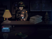 A Last Reportban a játékosok egy éjszakai műszakban dolgozó parkőr szerepébe bújnak. A képen egy képernyőkép a játékból. (Kép forrása: Steam)