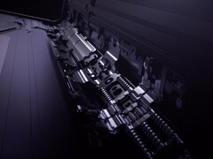 Közelkép az OPPO Find N5 összecsukható zsanérmechanizmusáról, amely a közelgő Apple iPhone hajtogatáshoz hasonló zsanérkialakítást szemlélteti (Kép forrása: Oppo)