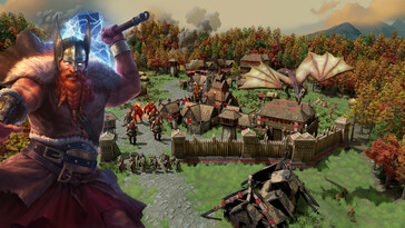 Egy kép, amely Thort mutatja a Age of Mythology-ban: Retold.