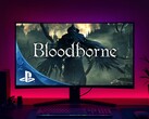 A Bloodborne PC-s verziója a játék monitorján (Kép forrása: Sony PlayStation szerkesztve)