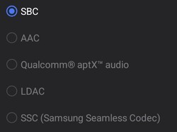 Bluetooth audio codecek