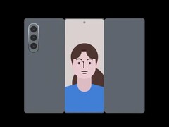 Egy nemrégiben kiszivárgott Z Tri-Fold design. (Kép forrása: TechHighest via X)