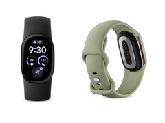 A Fitbit Edge Obsidian és Olive színben.