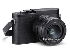 A Leica Q3 Monochrom nem rendelkezik a piros Leica logóval (Kép forrása: LeicaRumors)