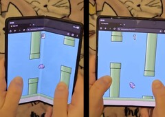 A Rebane által készített Foldy Bird a Flappy Bird egy speciális változata, amely a szó szoros értelmében összecsukható felhasználóknak a képernyőjüket csapkodja. (Kép forrása: @Rebane2001 via X, szerkesztve)