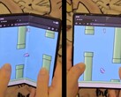 A Rebane által készített Foldy Bird a Flappy Bird egy speciális változata, amely a szó szoros értelmében összecsukható felhasználóknak a képernyőjüket csapkodja. (Kép forrása: @Rebane2001 via X, szerkesztve)