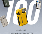 Wuben G5 EDC zseblámpa sárga színben