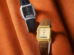 Megérkezett a Casio új AQ-230EL-1A (balra) és AQ-230EGL-9A (jobbra) karórája. (Kép forrása: Casio)