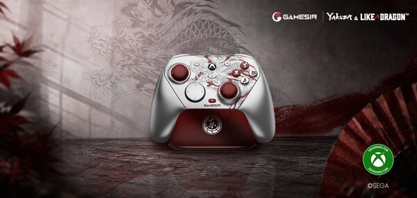 Ez a GameSir G7 Pro vezérlő „Yakuza | Like a Dragon Edition” változata talán a legszebb, amit eddig kiadtak.