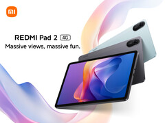 A Redmi Pad 2 legalább két színváltozatban lesz elérhető a megjelenéskor. (Kép forrása: Xiaomi)