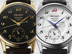 A képen a Seiko Presage HCC005 (jobbra) és HCC006 (balra) modellek láthatók.