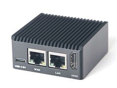 NanoPi R3S-LTS: Új egylapos számítógép eMMC tárolóval is. (Kép forrása: FriendlyElec)