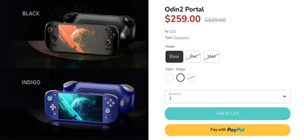 Az Odin 2 Portal Base ára jelenleg 259 dollár.