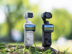 A Luna Pro ugyanazzal az érzékelővel rendelkezik, mint az Ultra fő kamerája. A képen: a gimbal kamera két színváltozatát bemutató kép.