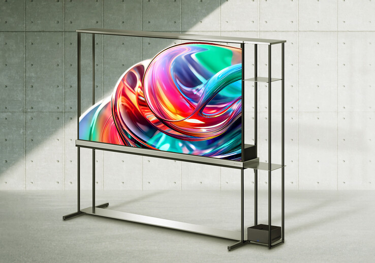 Az LG Signature OLED átlátszó televízió. (Kép forrása: LG)