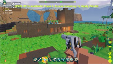 A képen: Játékmenet-képernyőkép a PixARK-ból.