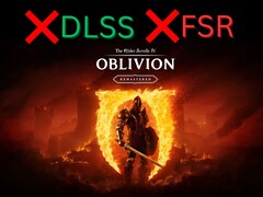 The Elder Scrolls IV: Oblivion Remastered patch a hiányzó DLSS/FSR miatt (A kép screenshotja: Bethesda Softworks szerkesztéssel)