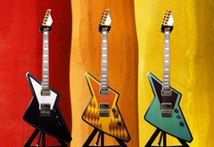 A Cream DaVinci dizájnja egy gombnyomással megváltoztatható az E Ink segítségével. (Kép forrása: Cream Guitars)
