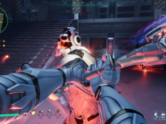 A Deadzone: Rogue: A játékosok procedurálisan generált szobákon keresztül harcolnak, és elemi fejlesztéseket szereznek. A képen - egy ingame screenshot. (Kép forrása: Steam)