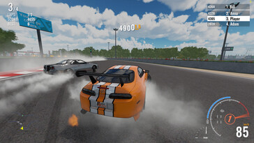 A képen: A First Racer játékmenetéről készült screenshot.