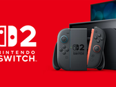 A Nintendo Switch 2 konzol a képen a logójától jobbra látható